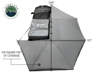 Overland Vehicle Systems - OVS | Nomadic 270 Awning - Passenger Side w/Bracket Kit & Wall 1/2/3 - Image 5