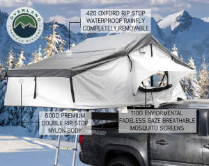 Overland Vehicle Systems - OVS | Nomadic 3 Arctic White Roof Top Tent - Image 2