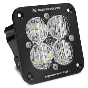 Baja Designs - Baja Designs | Squadron Pro Flush Mount LED Light Pod Black Clear Lens Wide Cornering Pattern - Image 2