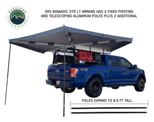 Overland Vehicle Systems - OVS | Nomadic 270 LT Awning - Passenger Side w/Bracket Kit - Image 2