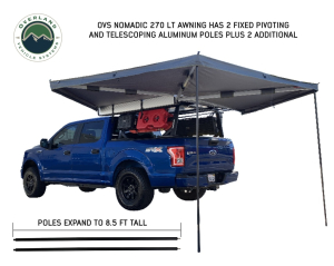 Overland Vehicle Systems - OVS | Nomadic 270 LT Awning - Passenger Side w/Bracket Kit - Image 4