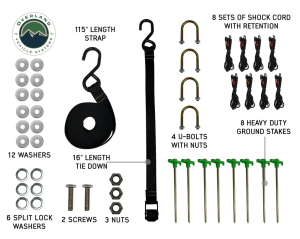 Overland Vehicle Systems - OVS | Nomadic 270 LT Awning - Passenger Side w/Bracket Kit - Image 15