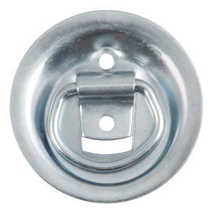 CURT - 1-1/8" x 1-5/8" Recessed Tie-Down Ring (1,000 lbs, Clear Zinc) - Image 1