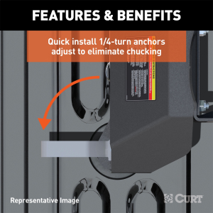 CURT - CURT | A25 5th Wheel Hitch; Select Ford F-250, F-350, F-450; 8' Bed Puck System | 16036 - Image 3