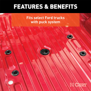 CURT - CURT | A25 5th Wheel Hitch; Select Ford F-250, F-350, F-450; 8' Bed Puck System | 16036 - Image 4