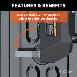 CURT - CURT 16017 Puck System 5th Wheel Legs, Select Ford F-250, F-350, F-450, 8' Bed, 24K - Image 4