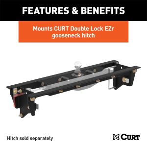 CURT - CURT 60647 Double Lock EZr Gooseneck Installation Brackets, Fits Select Ford F-250, F-350 Super Duty - Image 3