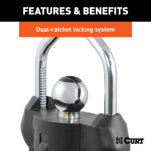 CURT - CURT 23179 Ballistic-Grade Nylon Universal Trailer Tongue Lock - Image 4