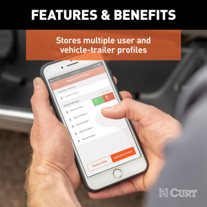 CURT - CURT 51180 Echo Mobile Electric Trailer Brake Controller with Bluetooth® Enabled Smartphone Connection, Proportional - Image 6