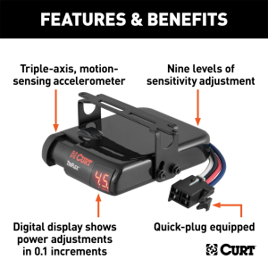 CURT - CURT | TriFlex Proportional Trailer Brake Controller | 51140 - Image 2