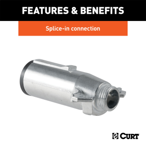 CURT - 7-Way Round Connector Plug (Trailer Side) - Image 3