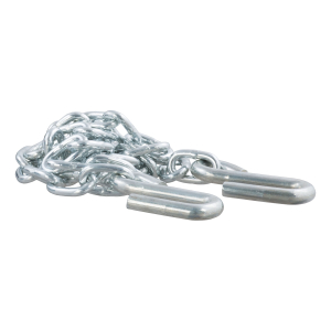 CURT - 48" Safety Chain with 2 S-Hooks (2,000 lbs, Clear Zinc, Packaged) - Image 3