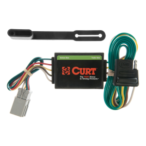 CURT - CURT 55336 Custom Wiring Connector, 4-Way Flat Output, Select Honda, Acura Vehicles - Image 1