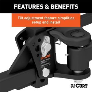 CURT - CURT 17500 TruTrack 4P Weight Distribution Hitch with 4x Sway Control, 8-10K - Image 9