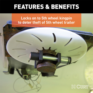 CURT - 5th Wheel Kingpin Lock (Fits 2" Diameter Kingpin) - Image 3