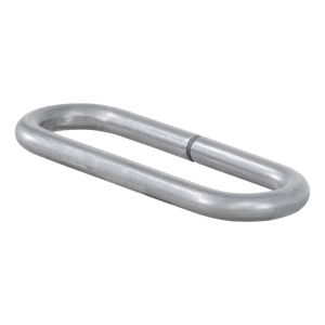 CURT - CURT 49950 Raw Steel Weld-On Safety Chain Loop (10,000 lbs. Capacity) - Image 1