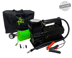 Overland Vehicle Systems - OVS | EGOI Air Compressor System 5.6 CFM With Storage Bag, Hose & Attachments - Image 1