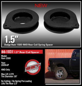 ReadyLift - ReadyLIFT | 2009-2018 DODGE-RAM 1500 1.5'' Rear Coil Spacer | 66-1031 - Image 2