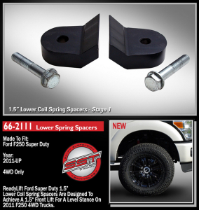 ReadyLift - ReadyLIFT | 2005-2018 Ford F250/F350/F450 1.5'' Front Leveling Kit | 66-2111 - Image 2