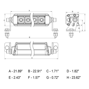 ARC Lighting - ARC Lighting | Tiny Monster® Xtreme Rally 20" Single Row LED Light Bar | 62133 - Image 8