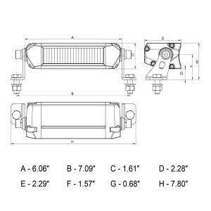 ARC Lighting - ARC Lighting | Tiny Monster® Xtreme Series 6" Street Legal LED Light Bars; 2pc | 61012 - Image 6