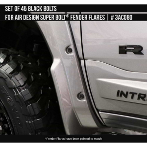 Air Design - Air Design | Set of Black Bolts for Air Design Super Bolt Fender Flares | 3AC080 - Image 4