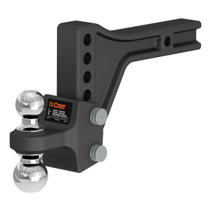 CURT - Adjustable Trailer Hitch Ball Mount with Dual Ball, 2" Shank, 15K - Image 8