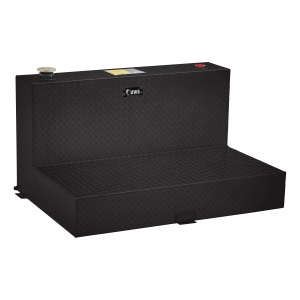 UWS - UWS | 85gal L-Shape Aluminum Transfer Tank | TT-85-L-T-P-BLK - Image 1