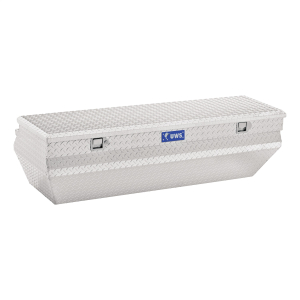 UWS - UWS | Aluminum Storage Box (55" Wedged Angled Truck Tool Box; Bright Aluminum) | TBC-55-WN - Image 1