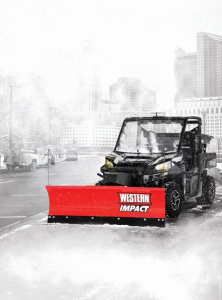 Western - WESTERN® | IMPACT UTV Straight Blade Plow - Image 1